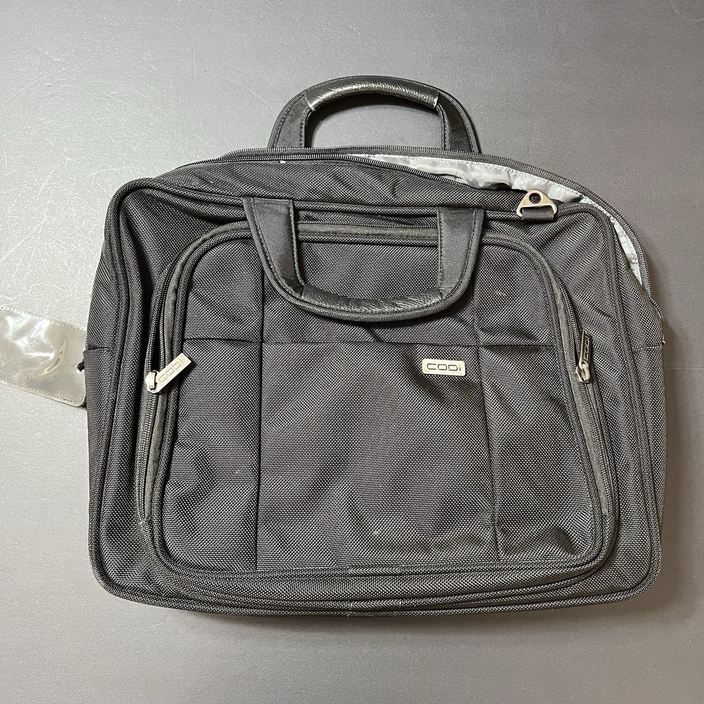 CODi Black Laptop Bag Briefcase – Durable Business Travel Case